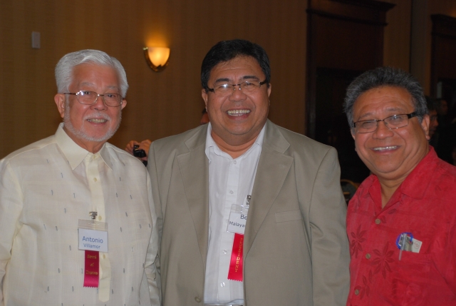 Ambassador Tony Villamor, President Ben Malayang, Dr. Enrico Sobong