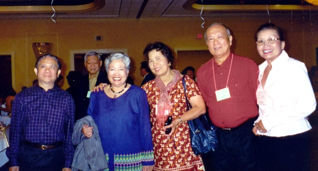 Trustees Briones, Sy and Tan with delegates
