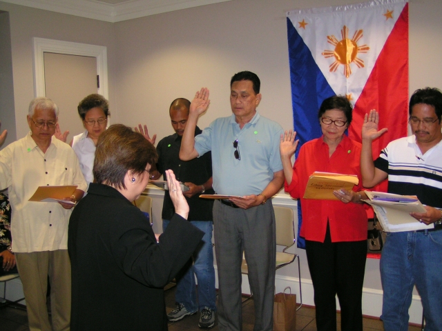 New Filipino-American Dual Citizens during SUGARs Dual Citizenship Outreach Program
