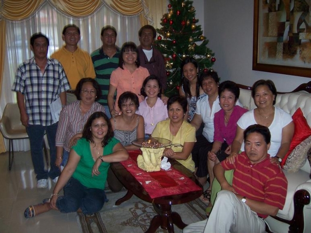during the silliman alumni meeting and election of 2008 set of officers held at vernie dipaling-mantuas residence in sydney                                      