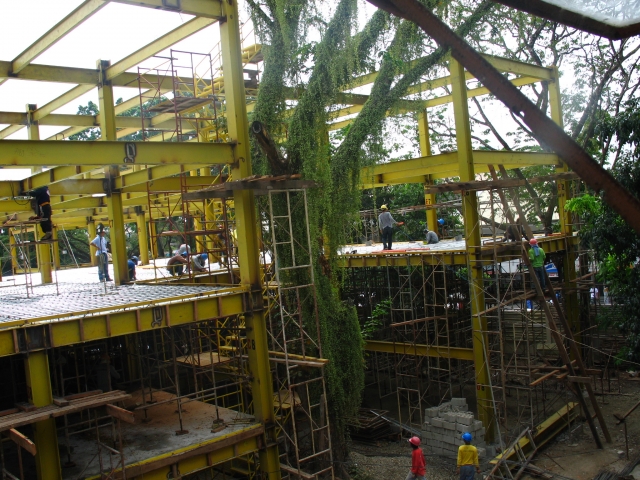Construction progress: February, 2007 - Photos courtesy of Prof. Jocelyn de la Cruz
